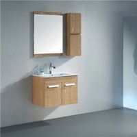 Large capacity waterproof bathroom cabinet with side cabinet