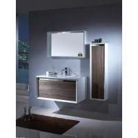 Asian style wall standing sanitary bathroom cabinet with exquisite side cabinet